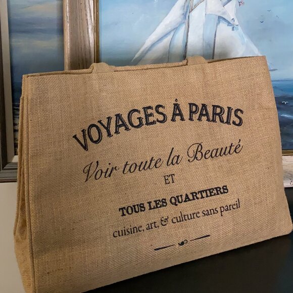 Neiman Marcus Voyages Paris Tote Bag - Picture 1 of 6